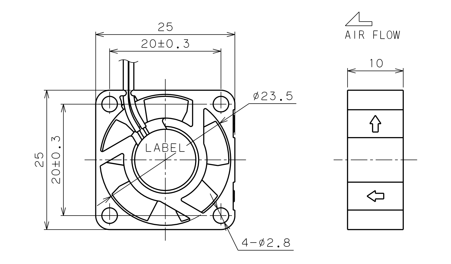 MFC25F-12の図面