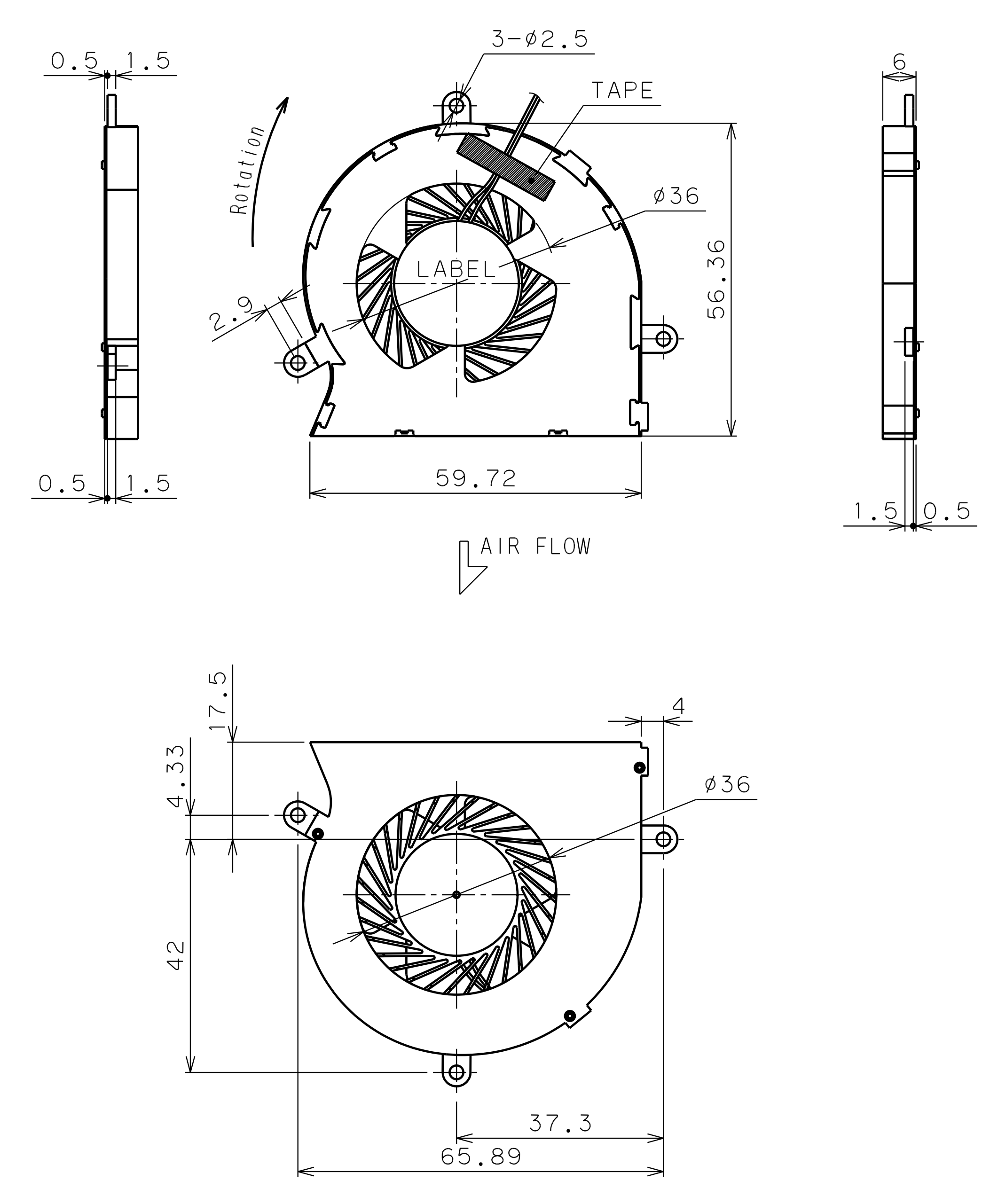 HY60W05の図面